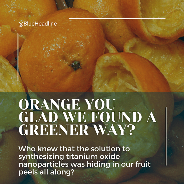 From Waste to Wonders: How Orange Peels and Hibiscus are Helping Synthesize Titanium Oxide Nanoparticles