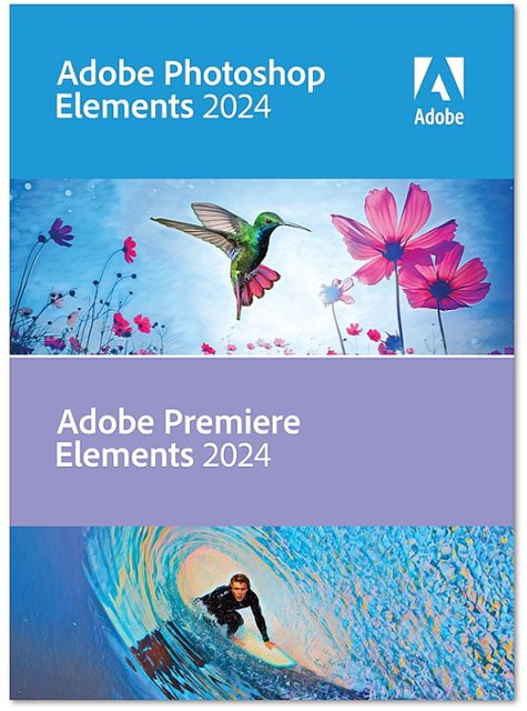 Photoshop Elements 2024 - Blue Headline