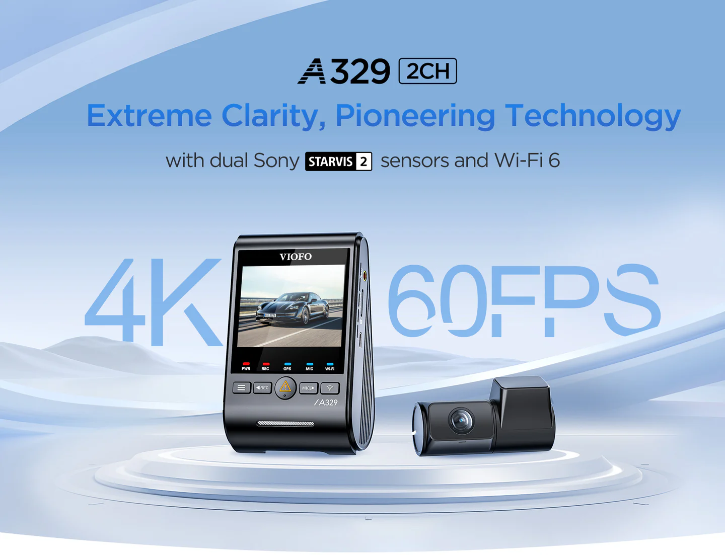 VIOFO A329: World’s First 4K 60FPS Dash Cam Sets New Standard in Vehicle Surveillance