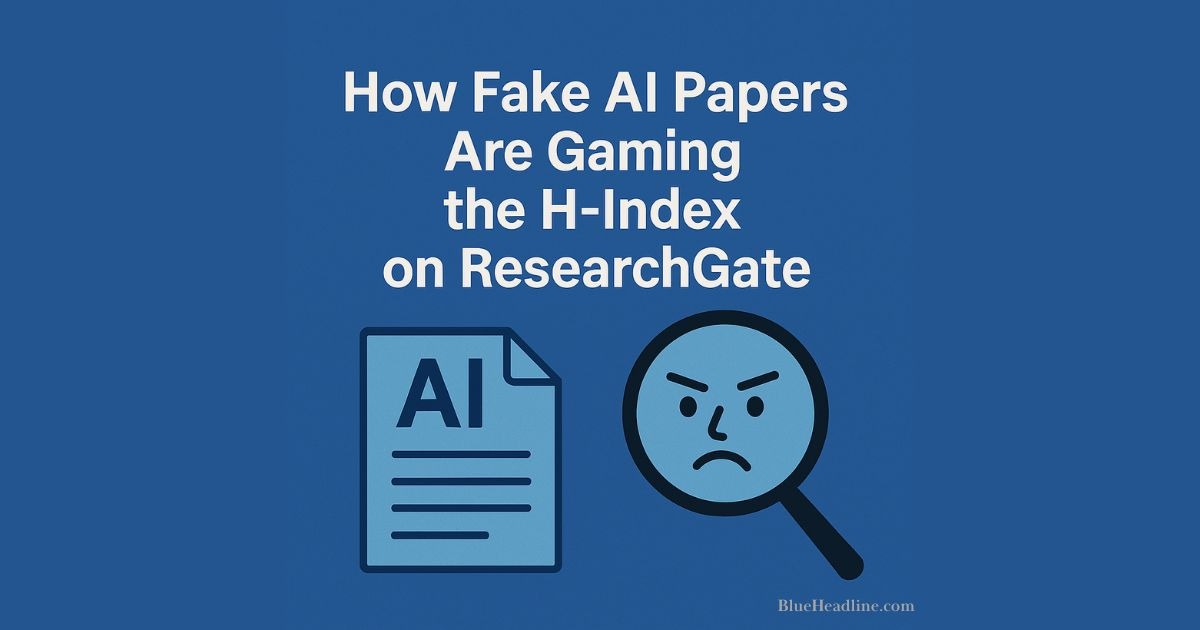 🧠 How Fake AI Papers Are Gaming the H-Index on ResearchGate 🧠 How Fake AI Papers Are Gaming the H-Index on ResearchGate