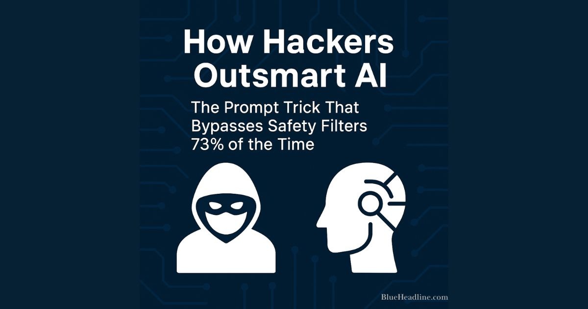🔐 How Hackers Outsmart AI: The Prompt Trick That Bypasses Safety Filters 73% of the Time 🔐 How Hackers Outsmart AI: The Prompt Trick That Bypasses Safety Filters 73% of the Time