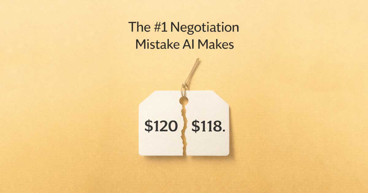 The #1 Negotiation Mistake AI Makes—and You’re Making It Too