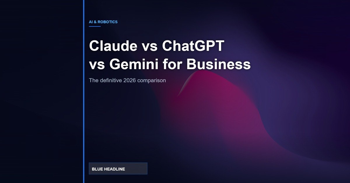 Claude vs ChatGPT vs Gemini for Business in 2026: The Honest Comparison Claude vs ChatGPT vs Gemini for Business in 2026: The Honest Comparison
