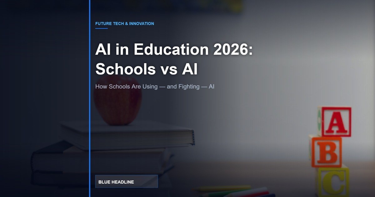 AI in Education 2026: How Schools Are Using — and Fighting — Artificial Intelligence AI in Education 2026: How Schools Are Using — and Fighting — Artificial Intelligence