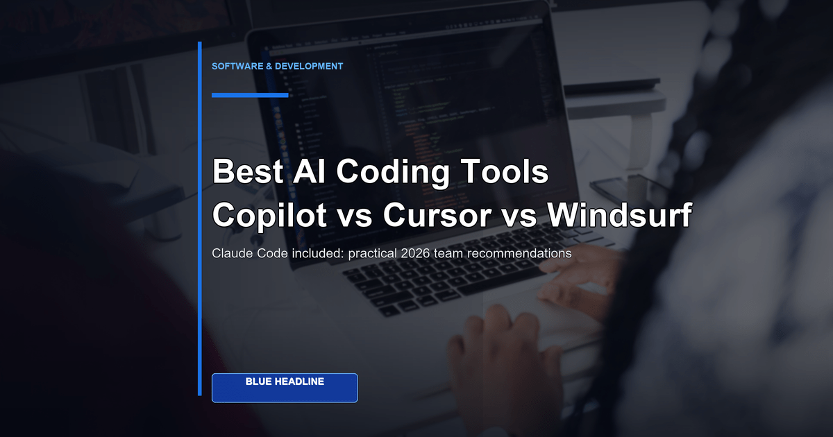 Best AI Coding Tools in 2026: GitHub Copilot vs Cursor vs Windsurf vs Claude Code