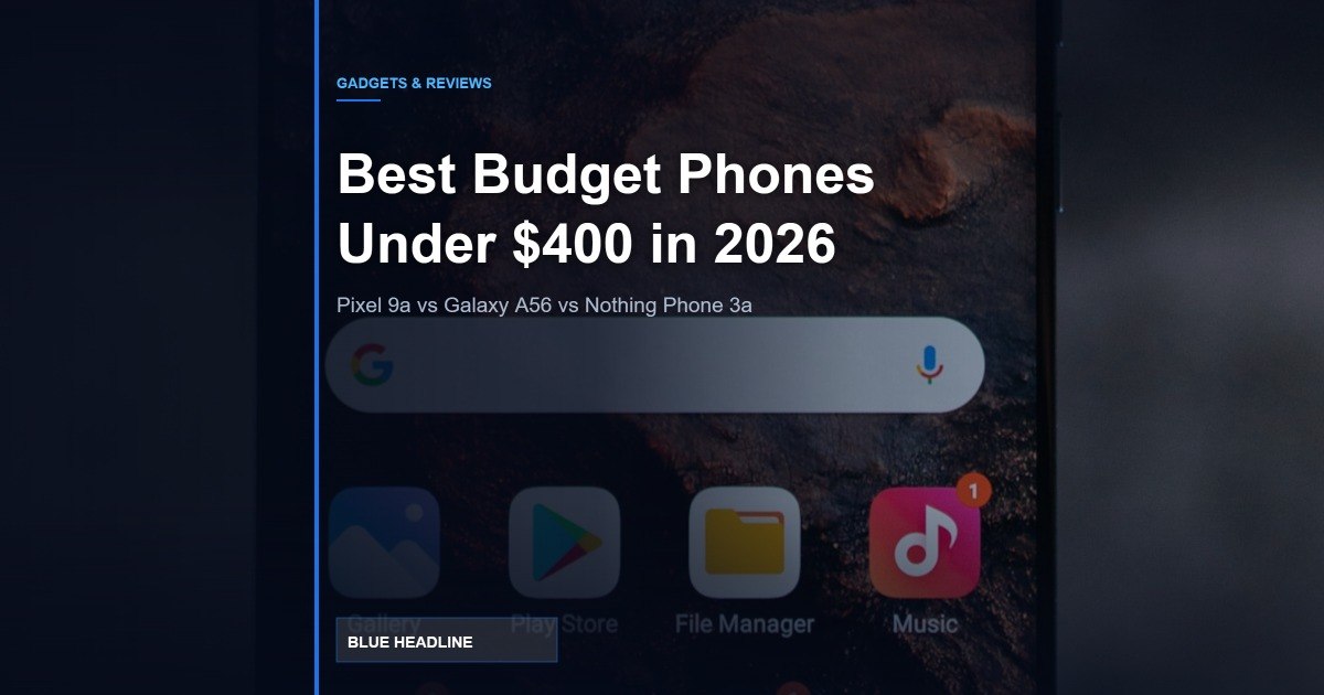 Best Budget Smartphones Under 0 in 2026: Pixel 9a, Galaxy A56, Nothing Phone (3a) Compared