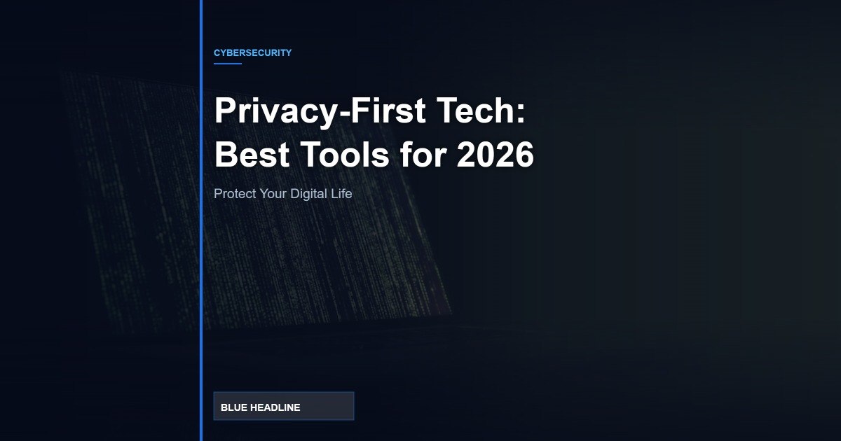 Privacy-First Tech: The Best Tools for Digital Privacy in 2026