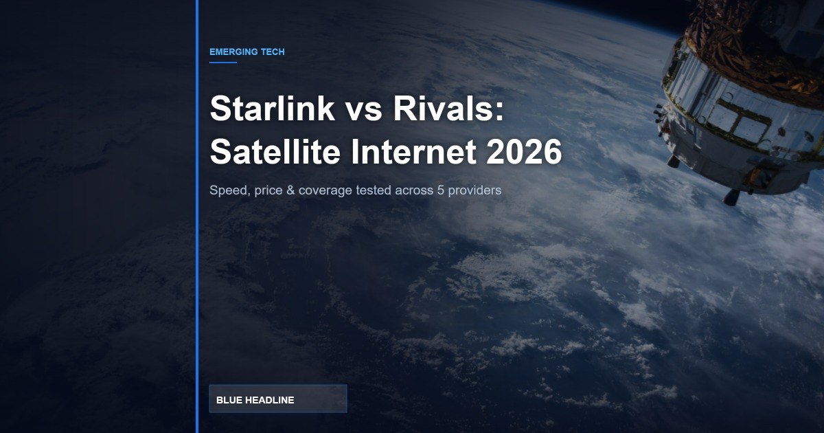 Starlink vs Rivals: Satellite Internet Compared in 2026