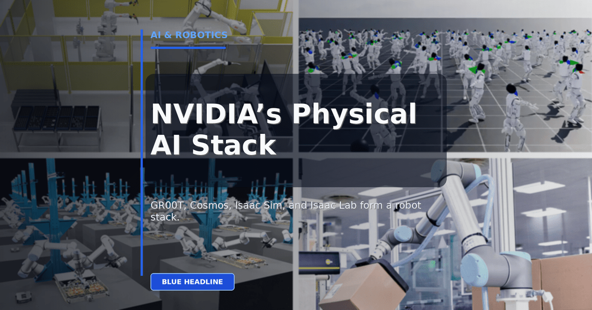 NVIDIA’s Physical AI Stack Is Starting to Look Like the AWS of Robotics NVIDIA’s Physical AI Stack Is Starting to Look Like the AWS of Robotics