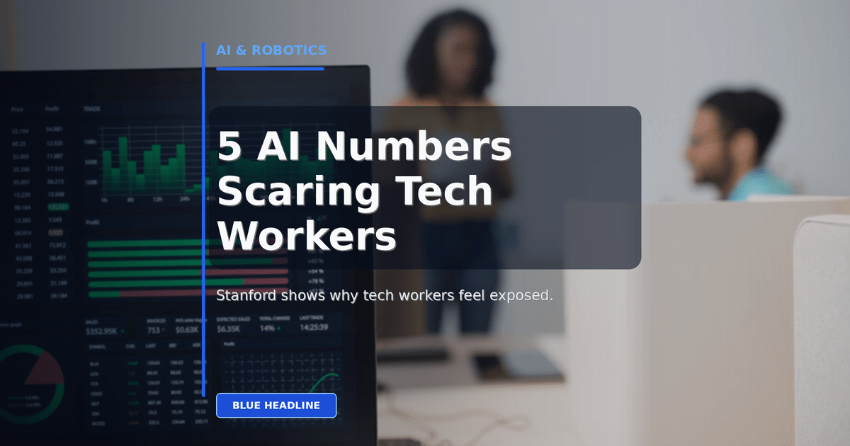 Stanford AI Index 2026: The 5 Numbers That Should Scare Every Tech Worker Stanford AI Index 2026: The 5 Numbers That Should Scare Every Tech Worker