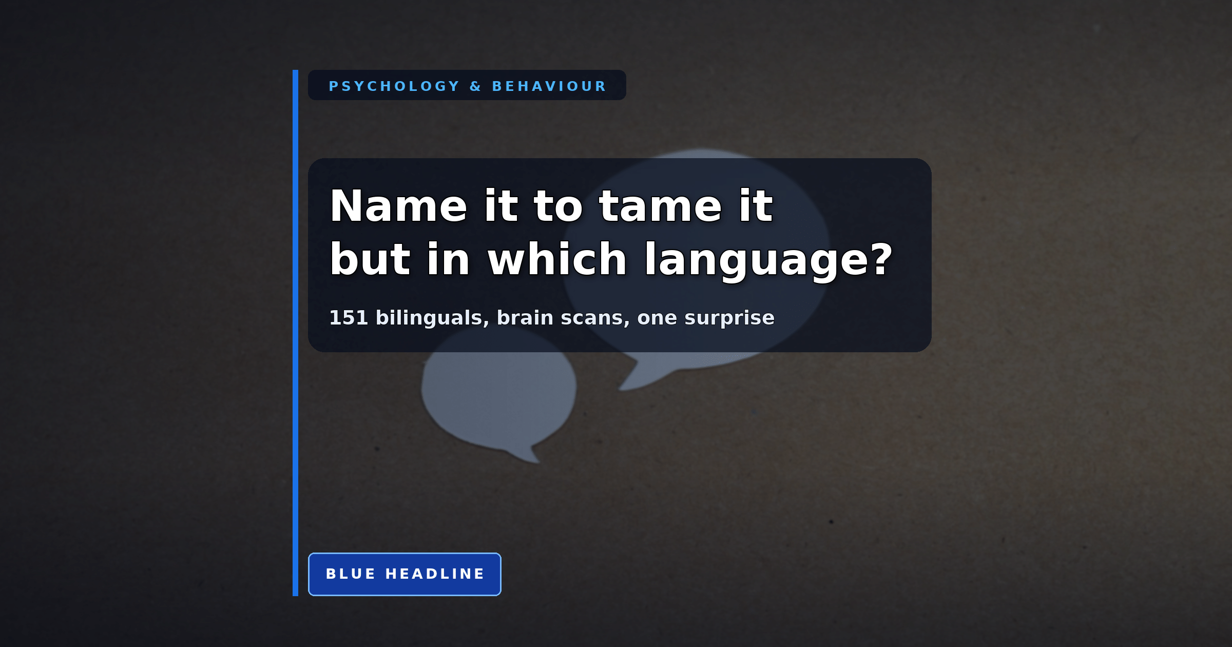 Brain Scans Show Emotion Words Lose Their Calming Power in a Second Language