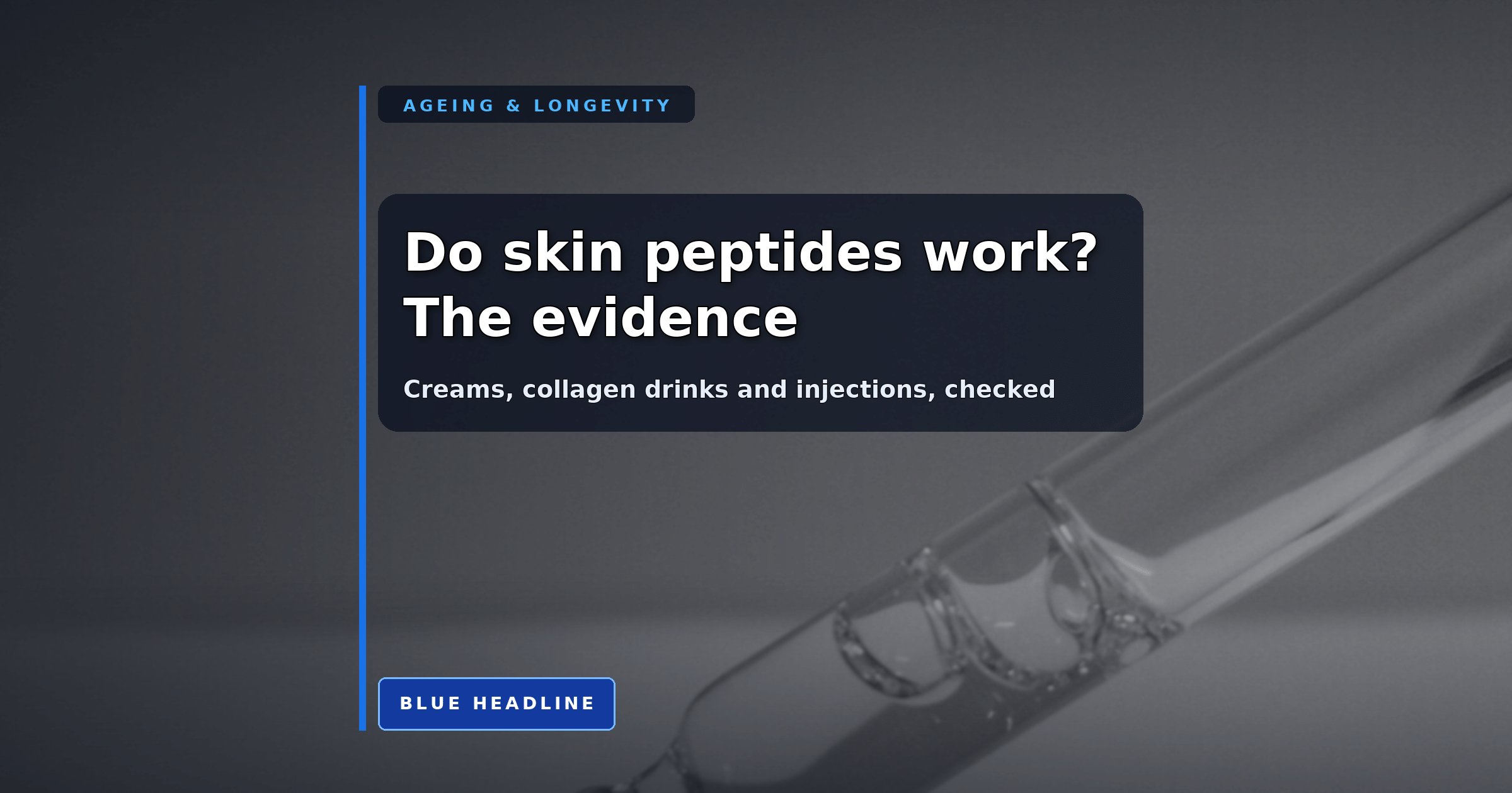 19 Trials: Oral Peptides Improve Skin, but Wrinkles Barely Budge
