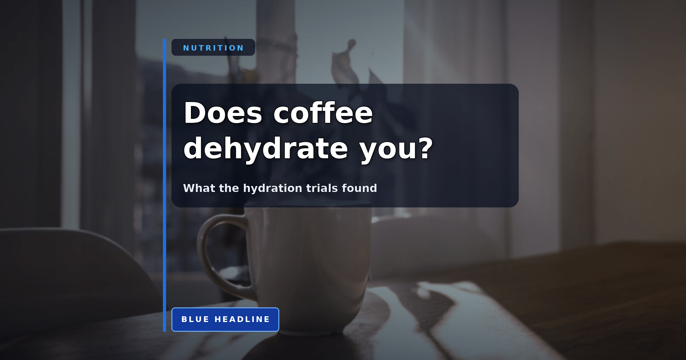 Four Mugs of Coffee. Three Days. No Sign of Dehydration.