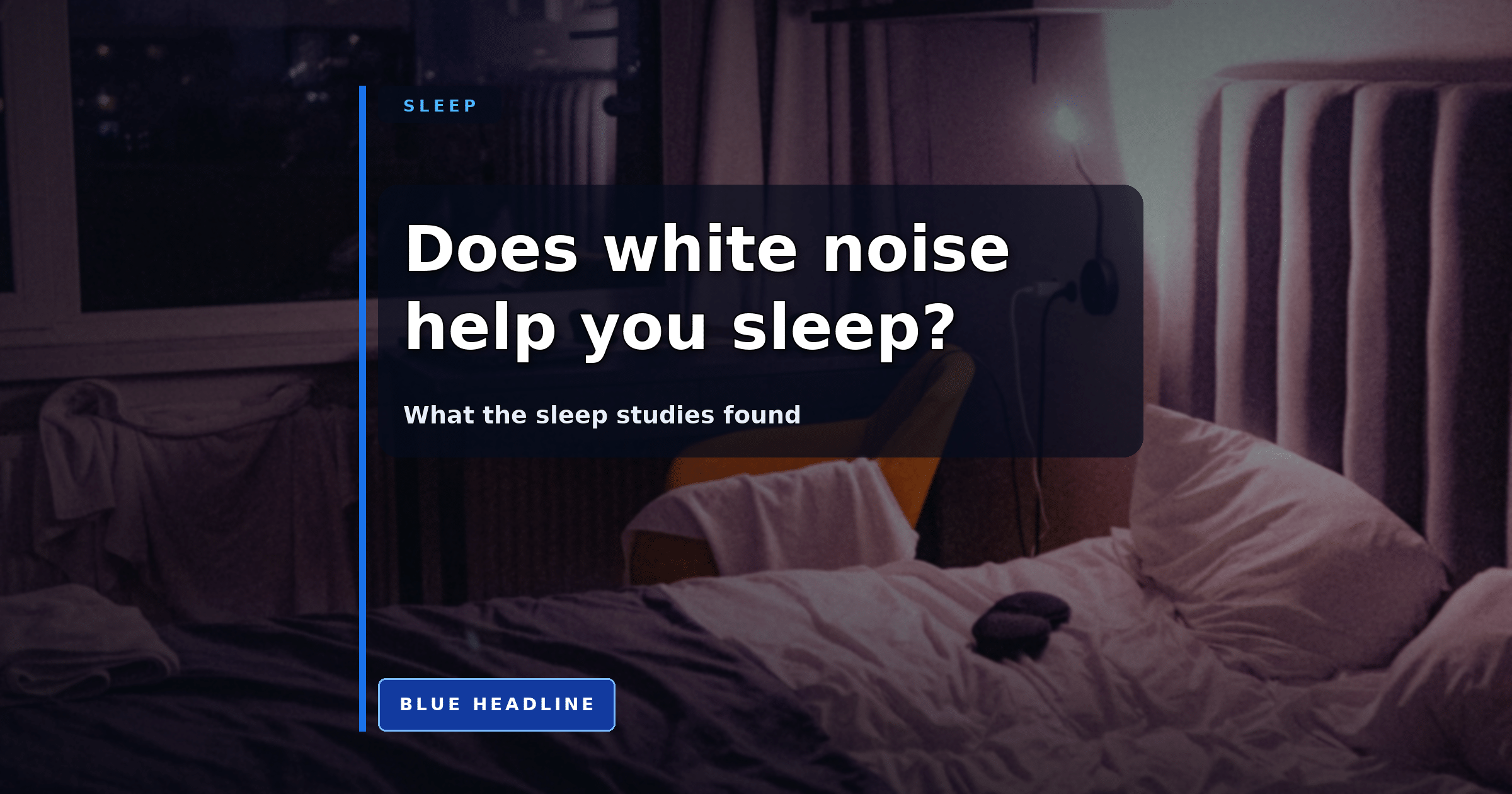 38 Studies Later, White Noise Still Isn’t a Sure Sleep Fix 38 Studies Later, White Noise Still Isn’t a Sure Sleep Fix