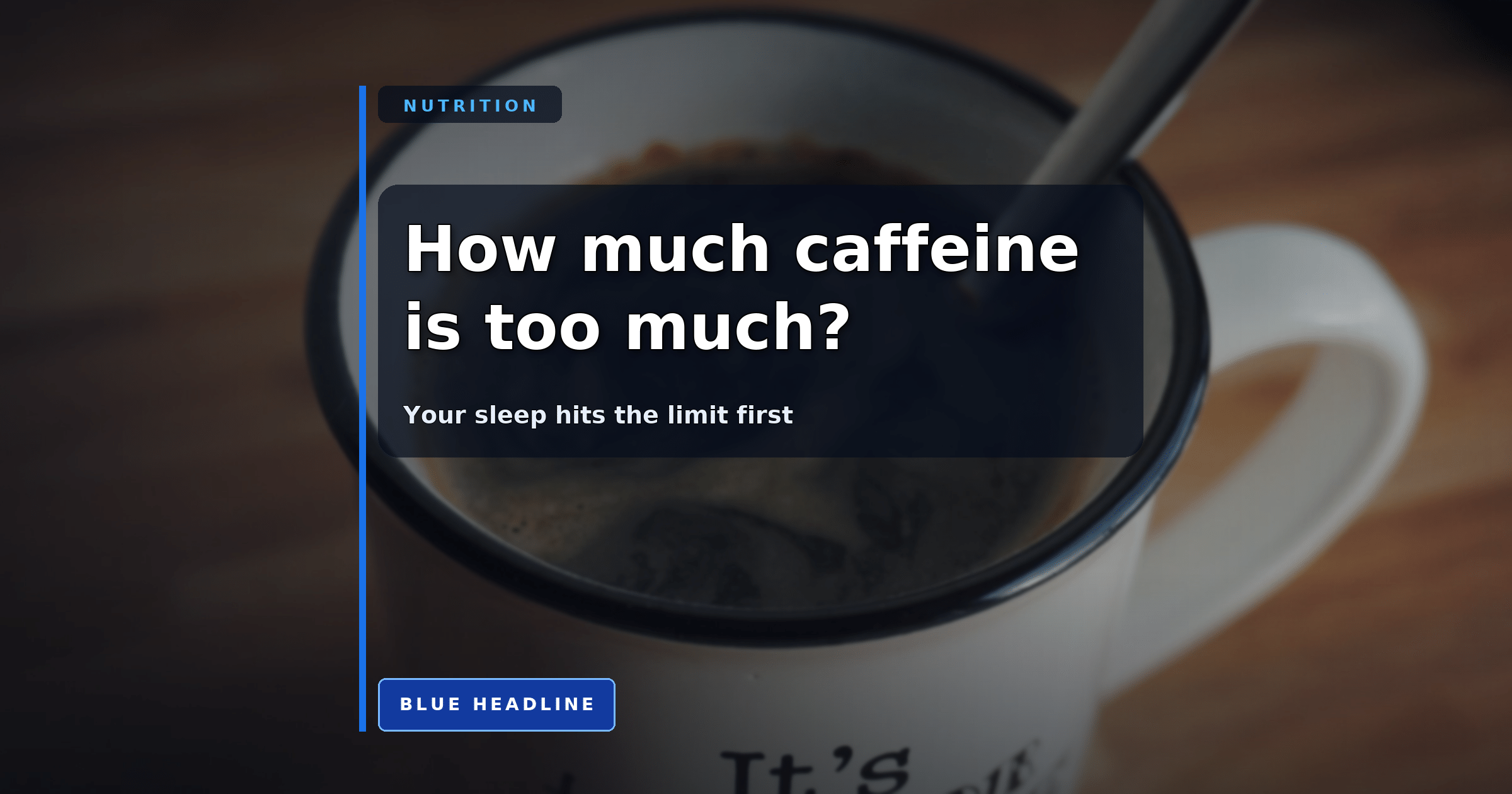 How Much Caffeine Is Too Much? Your Sleep Hits the Limit First