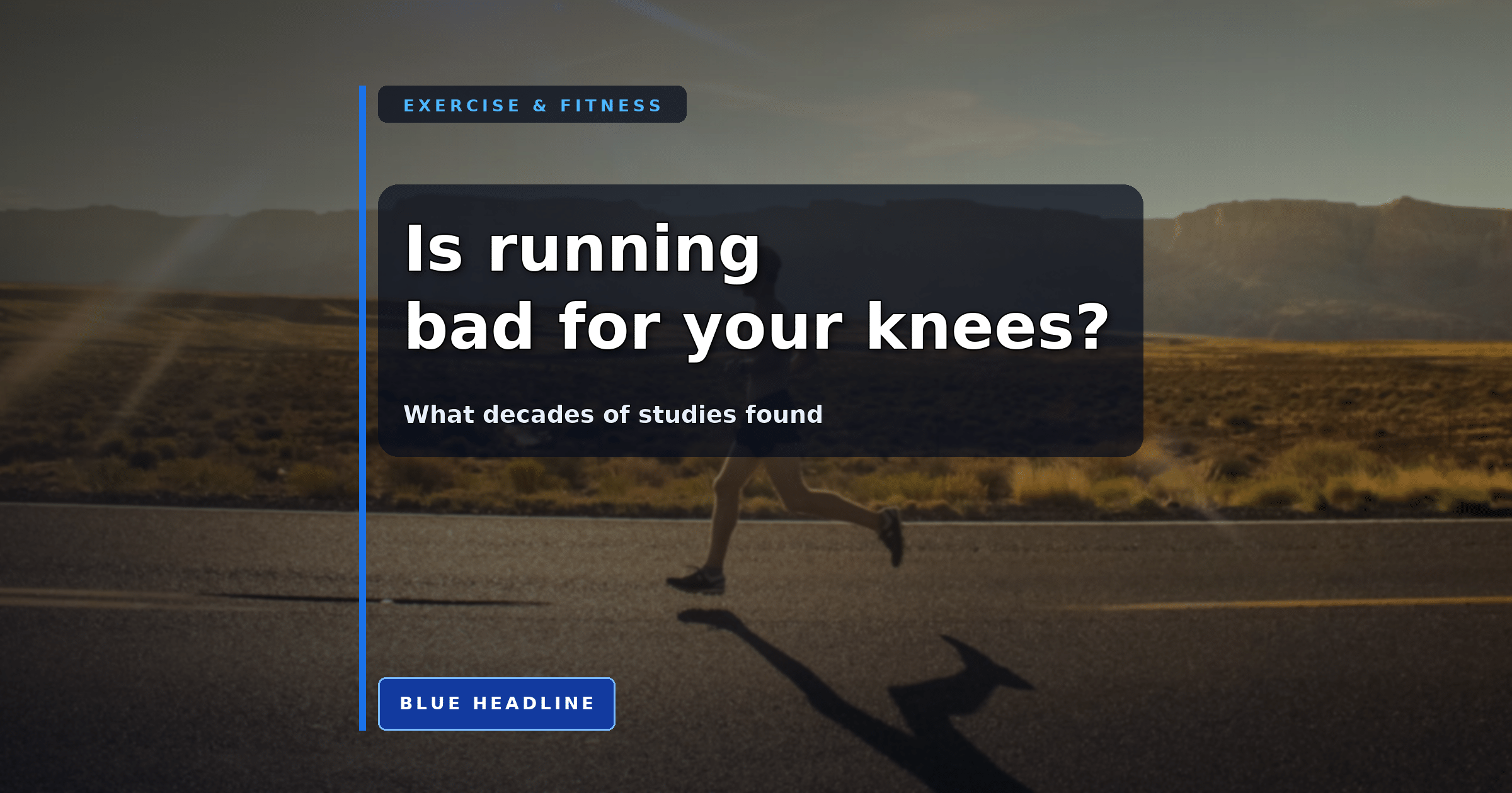 Is Running Bad for Your Knees? Not for Most People, Research Finds